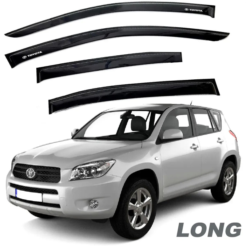 Дефлектори вікон (вітровики) “AV-TUNING“ для TOYOTA Rav4 Long (5 дверей) 2006-2012 (VT20906)