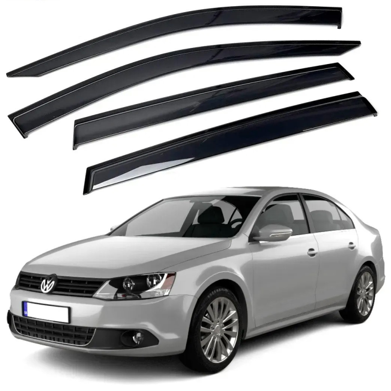Дефлектори вікон (вітровики) “AV-TUNING“ для VW Jetta 2010-2018 (VV12710)
