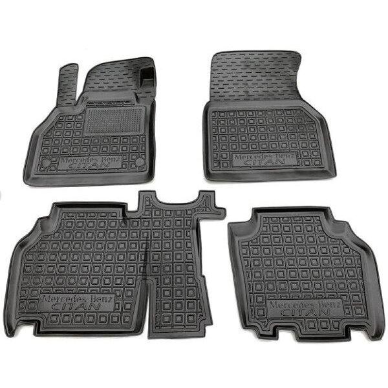 Килимки в салон гумові Avto-Gumm для Mercedes Citan 2012-