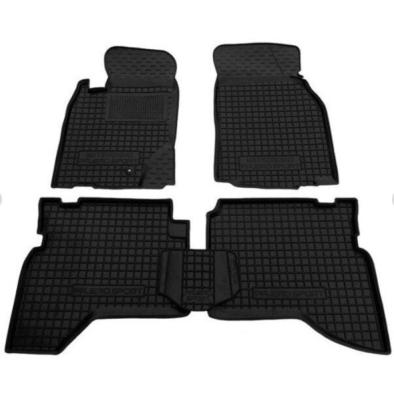 Килимки в салон гумові Avto-Gumm для Mitsubishi Pajero Sport 1998-2007