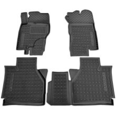 Килимки в салон гумові Avto-Gumm для Nissan Navara King Cab 2005-