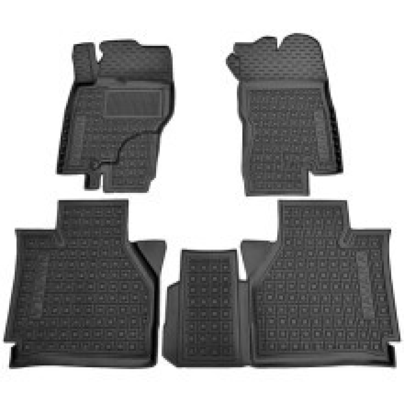 Килимки в салон гумові Avto-Gumm для Nissan Navara King Cab 2005-