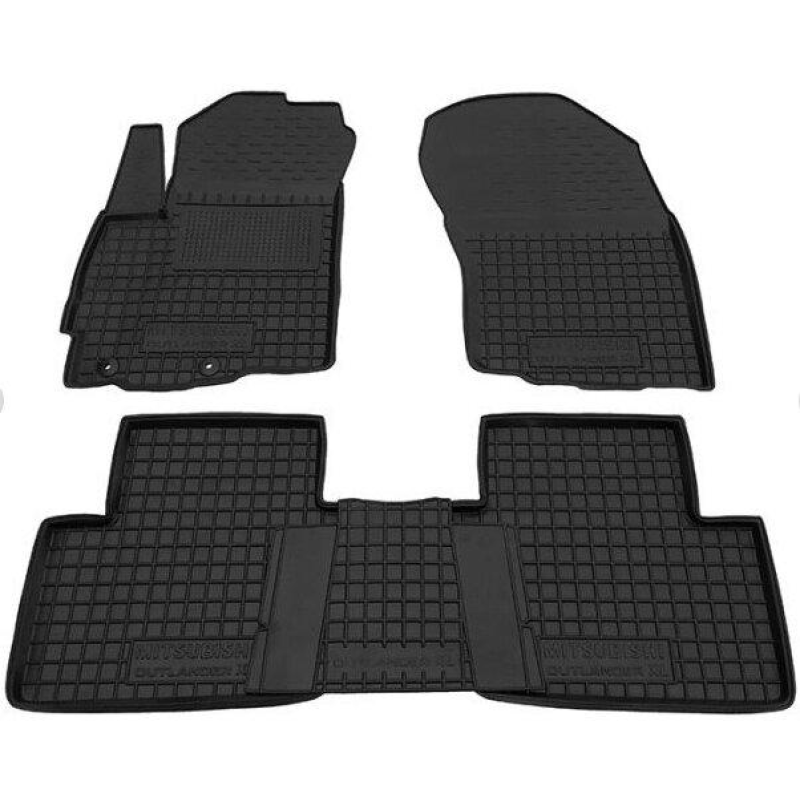 Килимки в салон гумові Avto-Gumm для Mitsubishi Outlander XL 2007-2012
