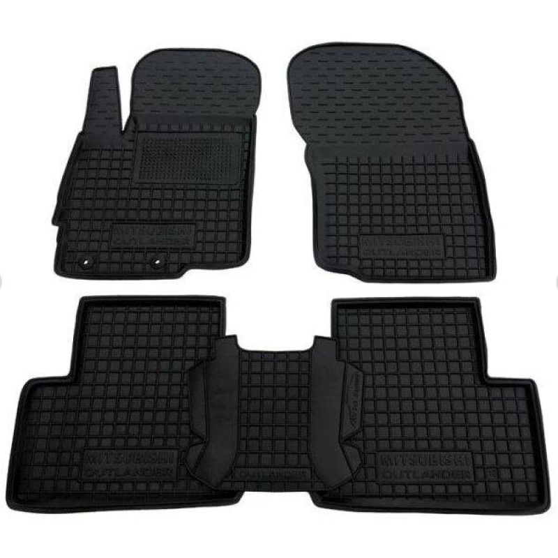 Килимки в салон гумові Avto-Gumm для Mitsubishi Outlander 2012-