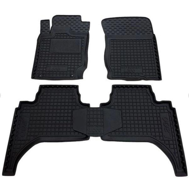 Килимки в салон гумові Avto-Gumm для Mitsubishi L200 2006- (ароб.)