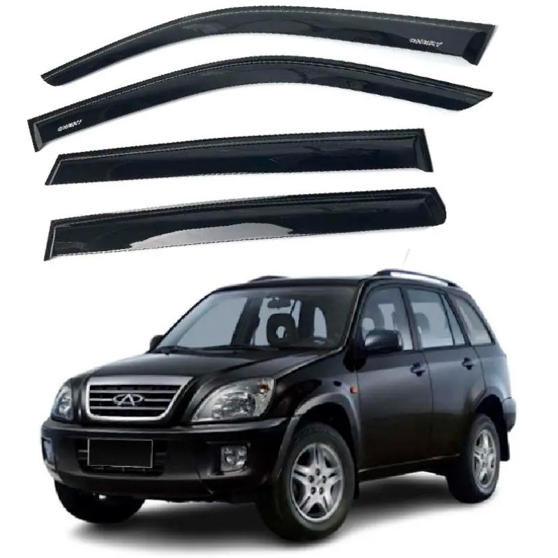 Дефлектори вікон (вітровики) “AV-TUNING“ для CHERY Tiggo 2010-2014 (VC10810)