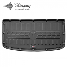 Килимок у багажник 3D для Volkswagen ID.6 (2021-...) (7 of 7 seats) (upper trunk) Фольксваген