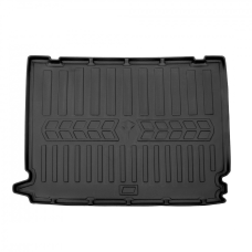 Килимок у багажник 3D для Renault Clio IV (2012-2019) (universal) (lower trunk)