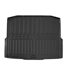 Килимок у багажник 3D для Skoda Octavia III (A7) (2013-2020) (universal) (without “ears“) Шкода