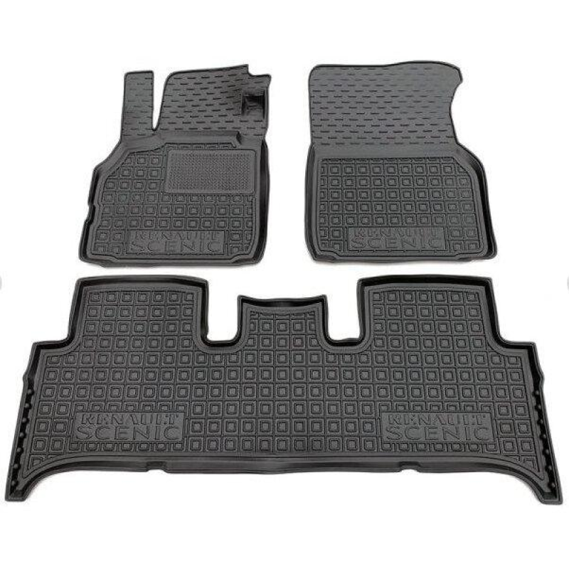 Килимки в салон гумові Avto-Gumm для Renault Scenic 2 2002-2009