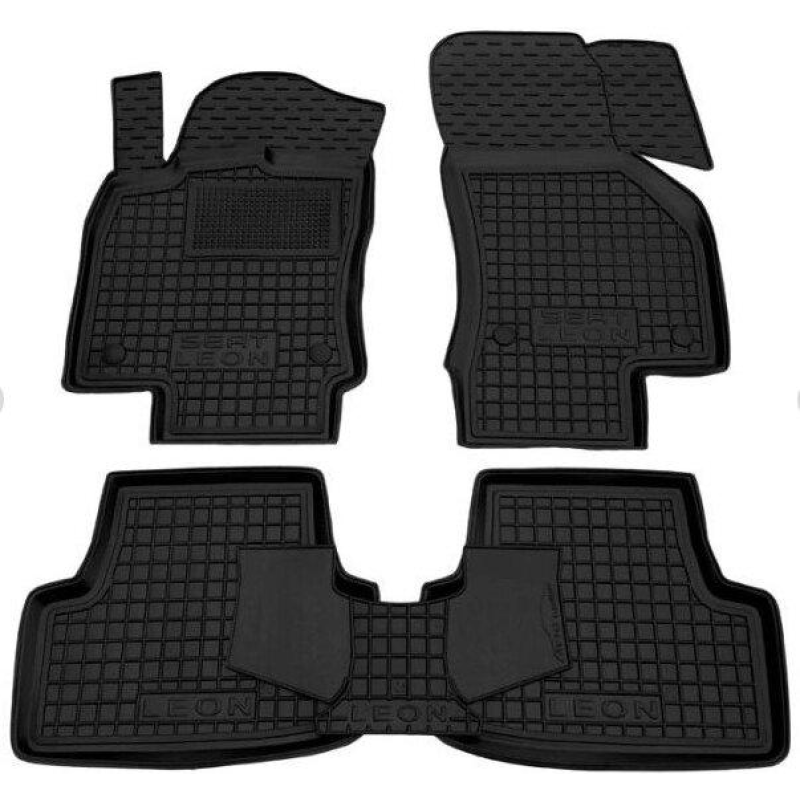 Килимки в салон гумові Avto-Gumm для Seat Leon 2013- (5 дверей)