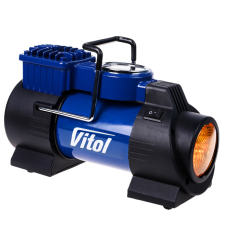 Компресор “ViTOL“ K-60 150psi/15Amp/40л/Лiхтар/прикурювач