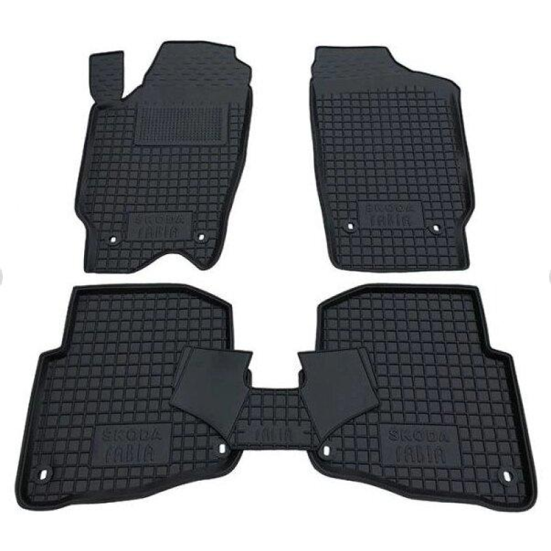 Килимки в салон гумові Avto-Gumm для Skoda Fabia 2000-2007