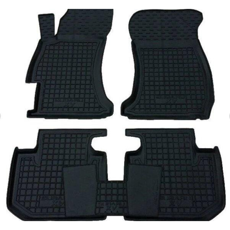 Килимки в салон гумові Avto-Gumm для Subaru XV 2012-