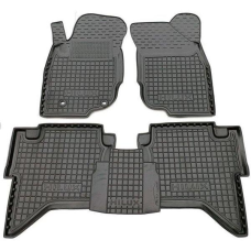 Килимки в салон гумові Avto-Gumm для Toyota Hilux 2005-
