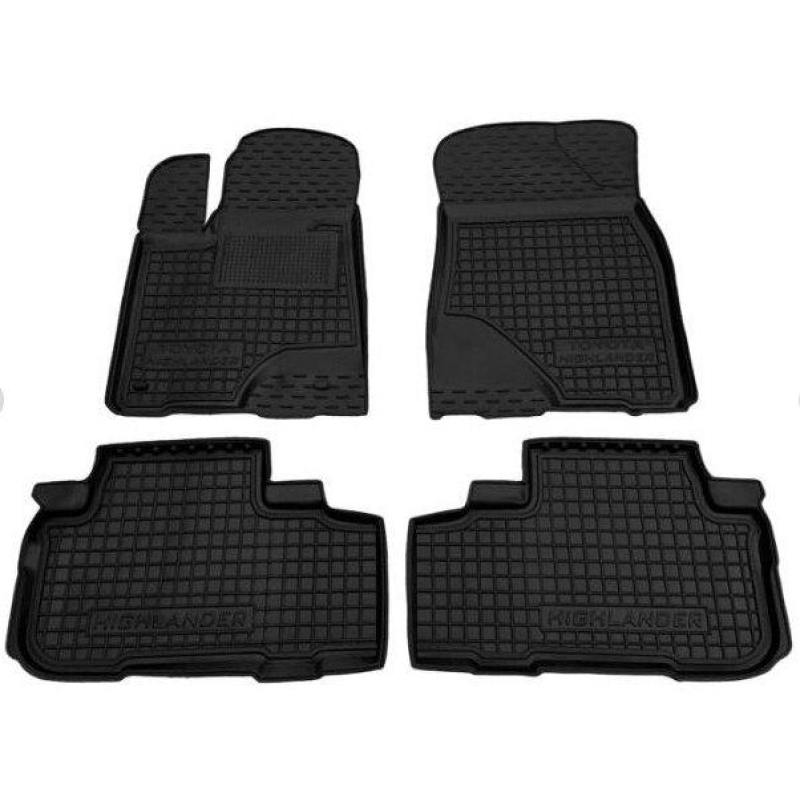 Килимки в салон гумові Avto-Gumm для Toyota Highlander 3 2014-2020