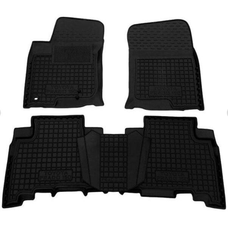 Килимки в салон гумові Avto-Gumm для Toyota Land Cruiser Prado 150 10-/13-/17-