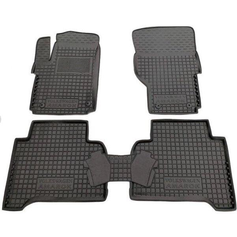 Килимки в салон гумові Avto-Gumm для Volkswagen Amarok 2009-