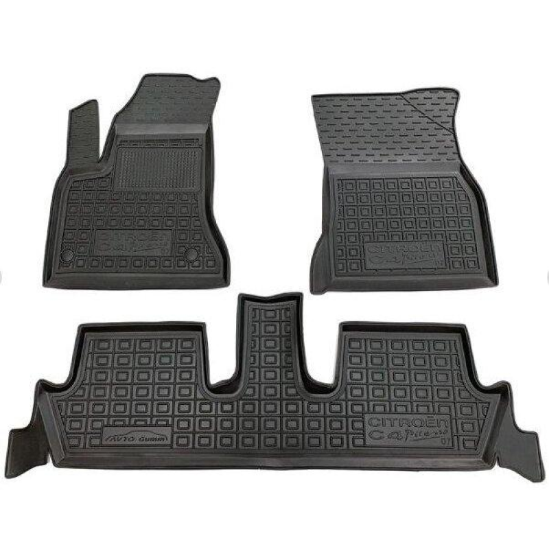 Килимки в салон гумові Avto-Gumm для Citroen C4 Picasso 2007-