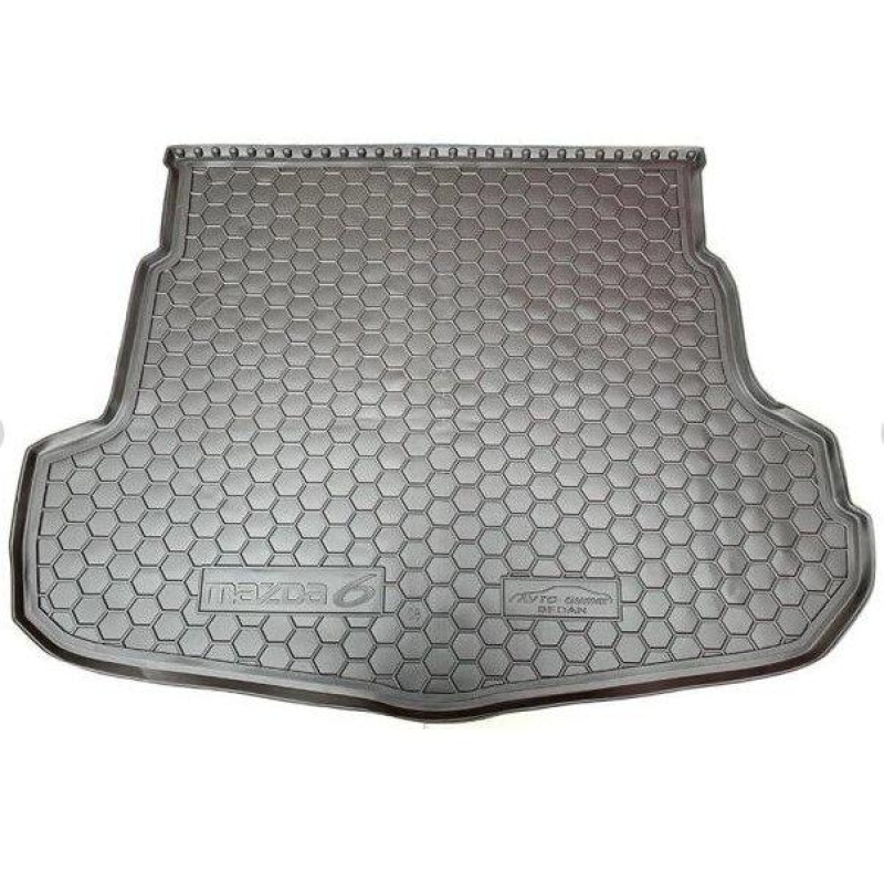 Килимок у багажник гума Avto-Gumm для Mazda 6 2007-2013 Sedan